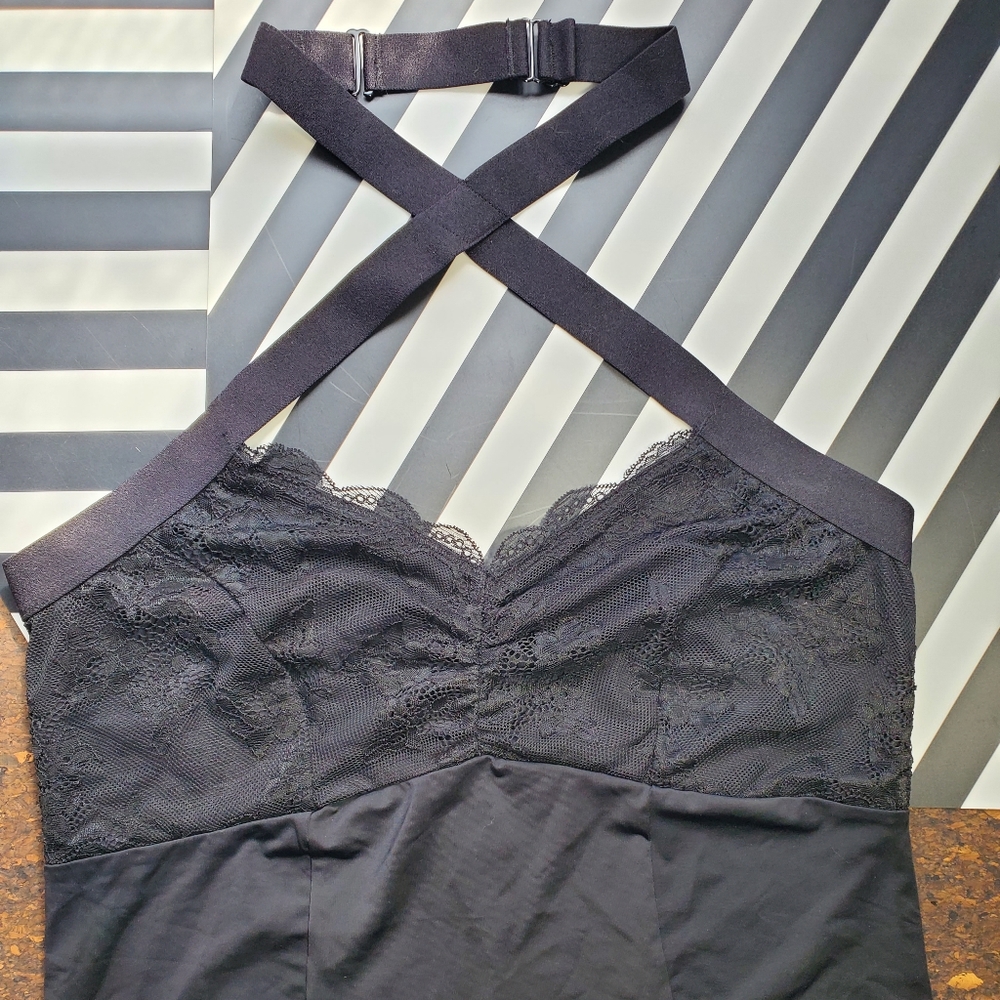 torrid super hot body suit with collar size XXL/0 black